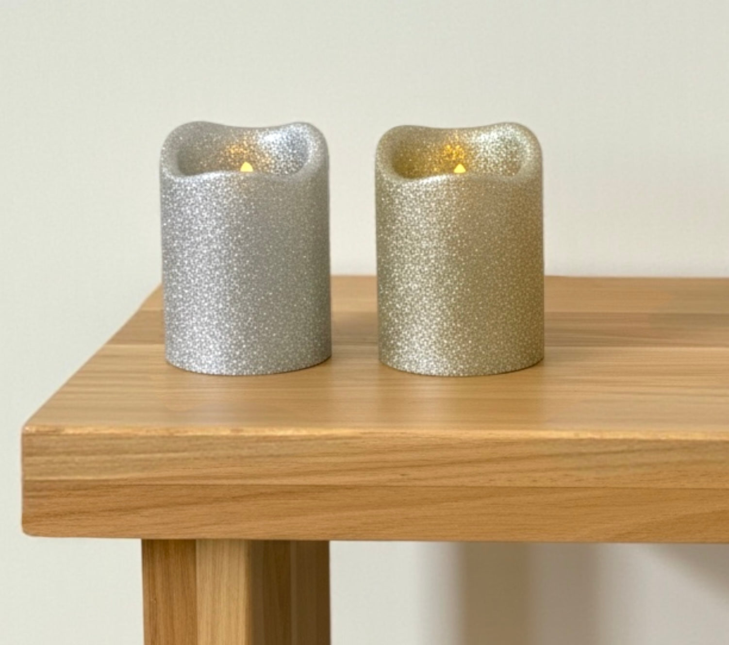 Glitter Candle - Flameless Small