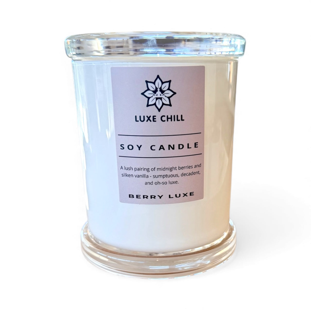 Luxe Chill Ophelia Candle - Berry Luxe