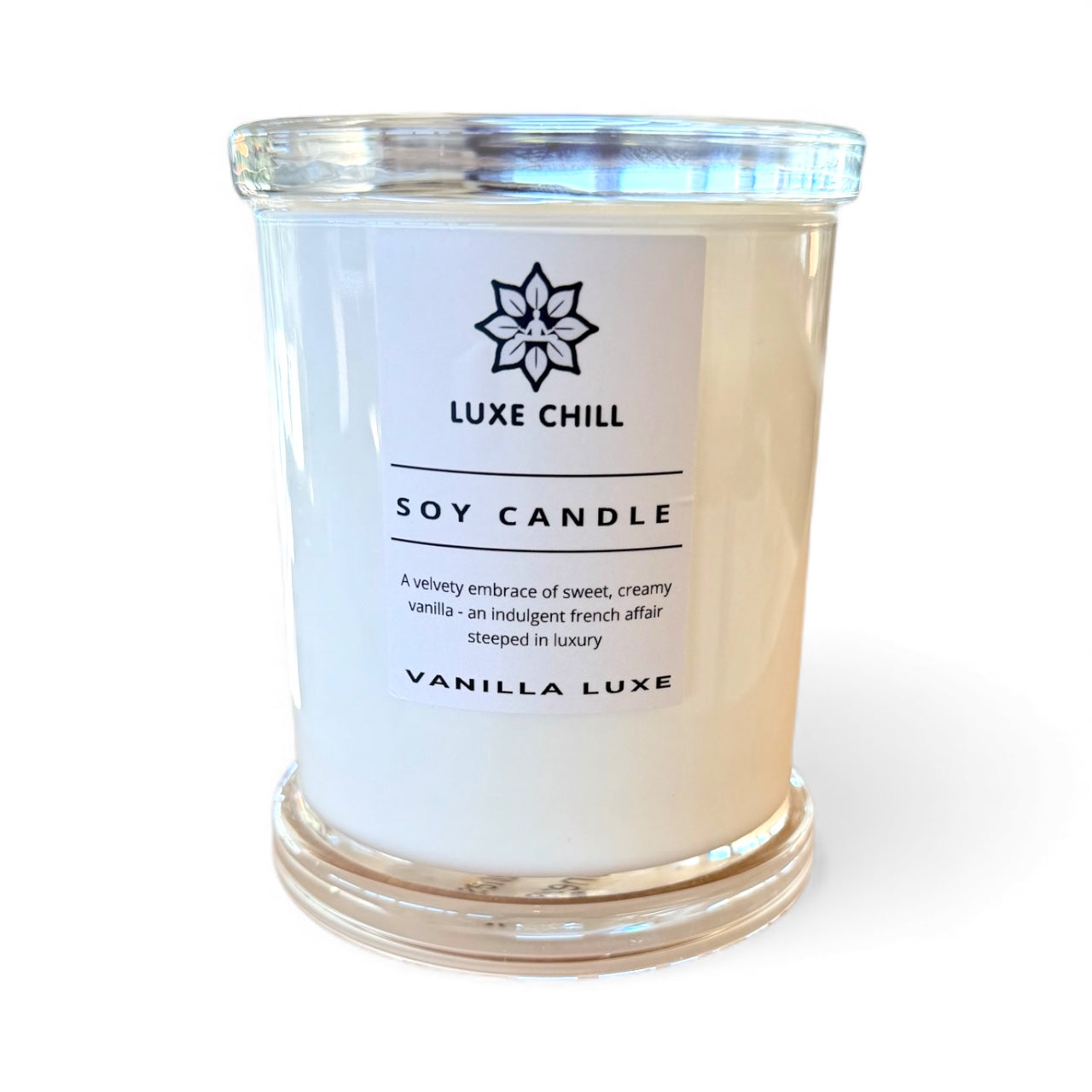 Luxe Chill Ophelia Candle - Vanilla Luxe