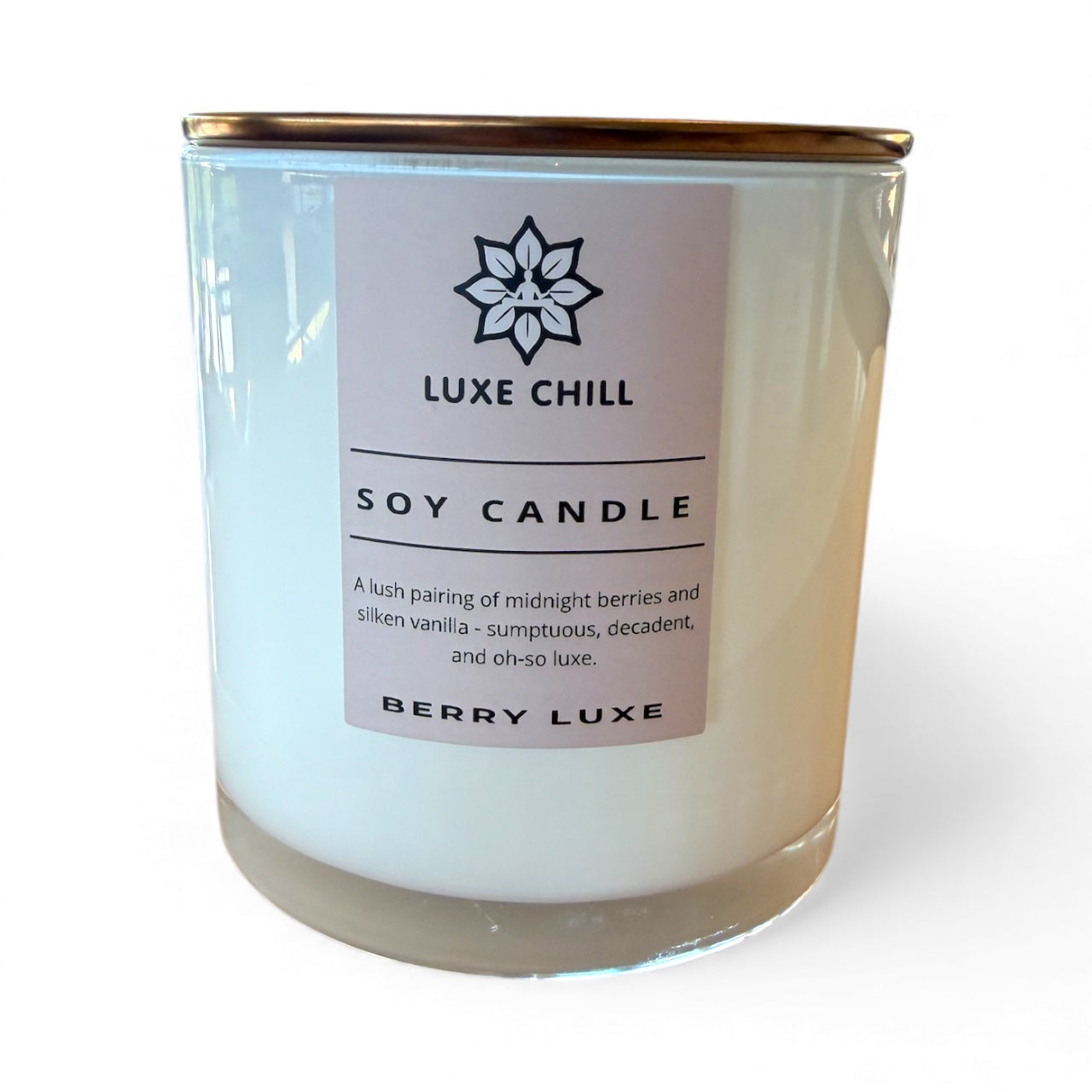 Luxe Chill Signature Candle - Berry Luxe